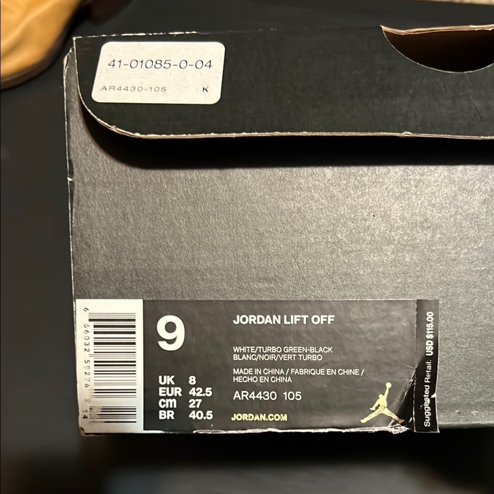 Jordan Lift Off Style# 41-01085-0-04 l, size 9men - Picture 9 of 9
